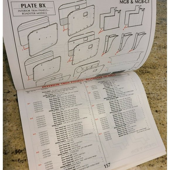 1992 MGB/MGB-GT Preliminary Spare Parts Catalogue from The Roadster Factory - Picture 7 of 11